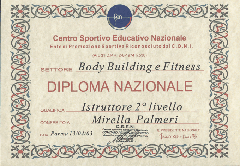 Istruttore Body Building 2Livello